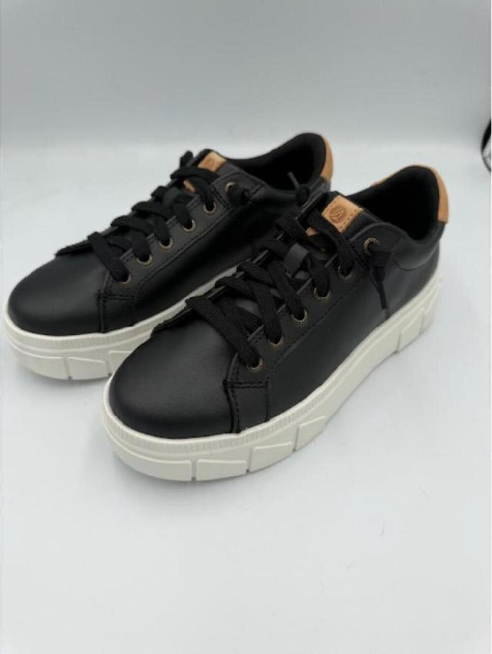 Sperry Winslow Black Platform Sneakers Women's Sz 6.5